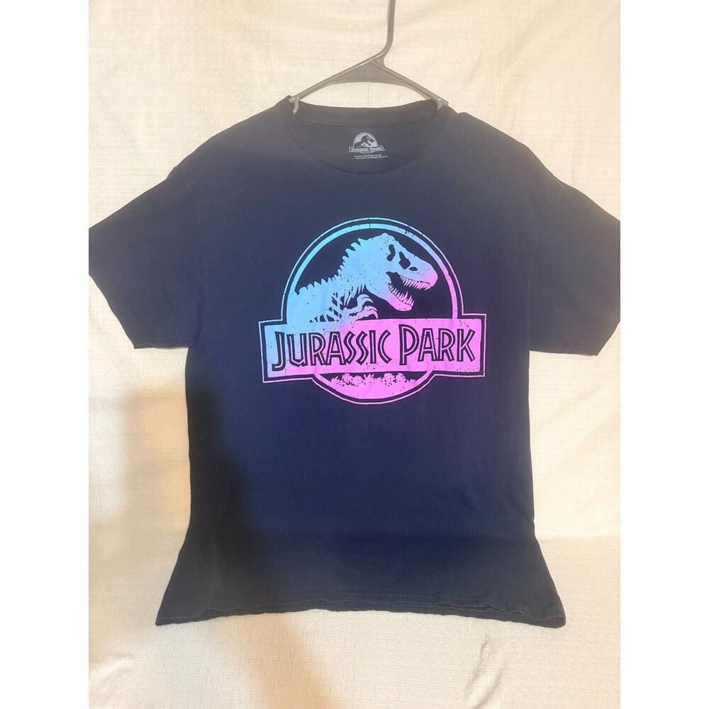Jurassic Park Pink & Blue T-Shirt - Size M